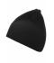 Unisex Rib Beanie Zwart 7830