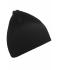 Unisex Rib Beanie Zwart 7830