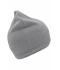 Unisex Knitted Beanie with Fleece Inset Lichtgrijs-melange 7832