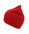 Unisex Knitted Beanie with Fleece Inset Rood 7832
