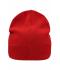 Unisex Knitted Beanie with Fleece Inset Red 7832