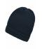 Unisexe Bonnet tricot doublé Marine 7882