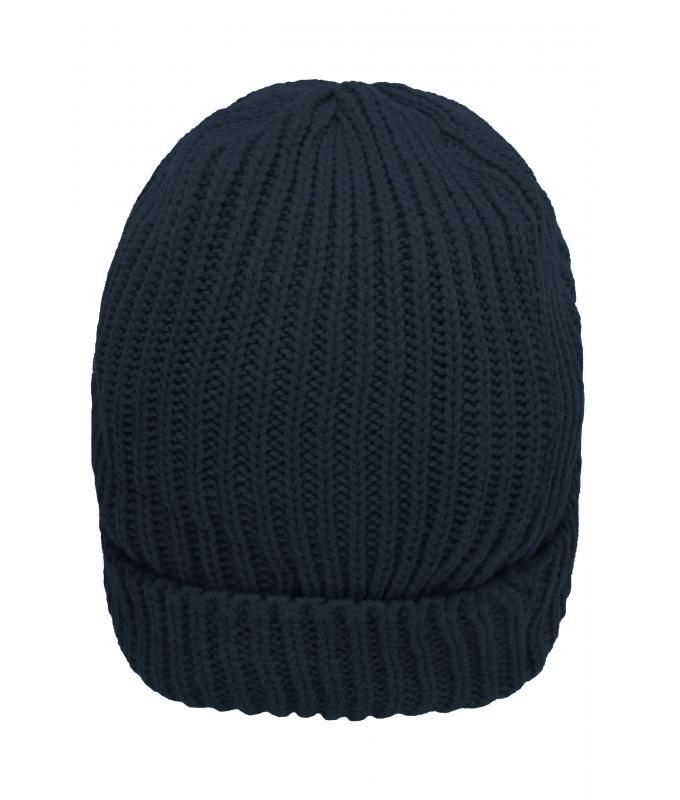 Unisex Warm Knitted Cap Navy 7882