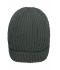 Unisex Warm knitted Cap Donkergrijs-melange 7882
