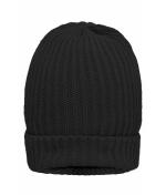 Unisex Warm Knitted Cap Black 7882