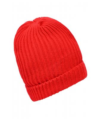 Unisex Warm Knitted Cap Red 7882