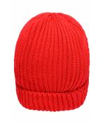 Unisex Warm Knitted Cap Red 7882