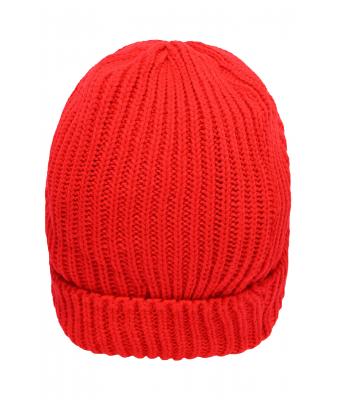 Unisex Warm Knitted Cap Red 7882