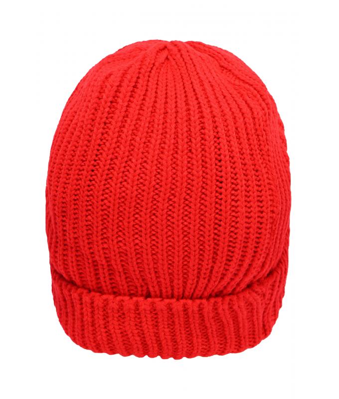 Unisex Warm Knitted Cap Red 7882
