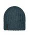 Unisex Casual Outsized Crocheted Cap Carbon 7886