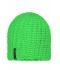 Unisex Casual Outsized Crocheted Cap Lime-green 7886