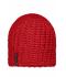 Unisex Casual Outsized Crocheted Cap Red 7886