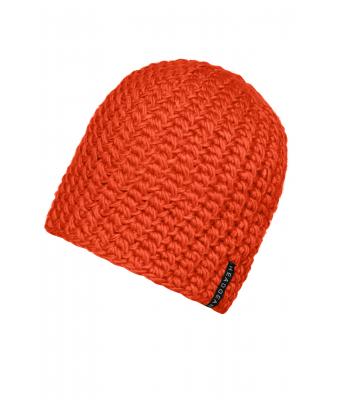 Unisex Casual Outsized Crocheted Cap Oranje 7886