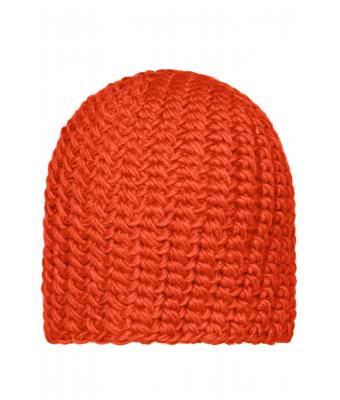 Unisex Casual Outsized Crocheted Cap Oranje 7886