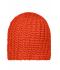 Unisex Casual Outsized Crocheted Cap Oranje 7886