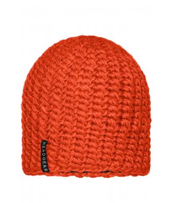 Unisex Casual Outsized Crocheted Cap Oranje 7886