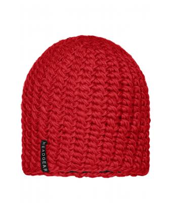 Unisex Casual Outsized Crocheted Cap Red 7886