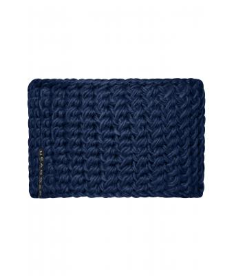 Unisexe Bandeau crocheté à la main Marine 7996