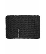 Unisexe Bandeau crocheté à la main Noir 7996