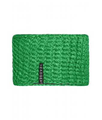 Unisexe Bandeau crocheté à la main Vert-citron 7996