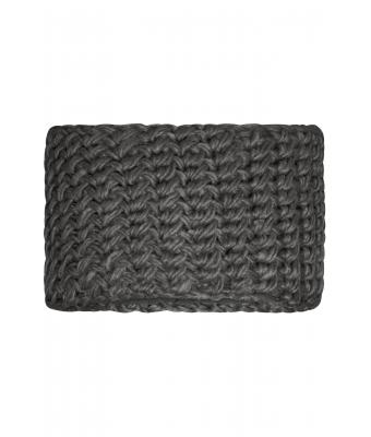 Unisex Crocheted Headband Carbon 7996