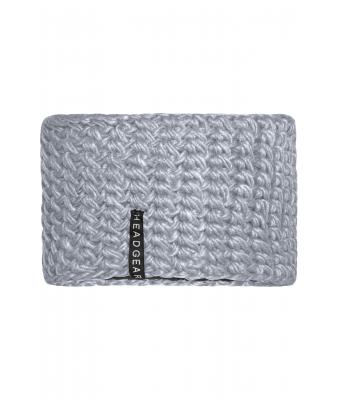 Unisex Crocheted Headband Silver 7996