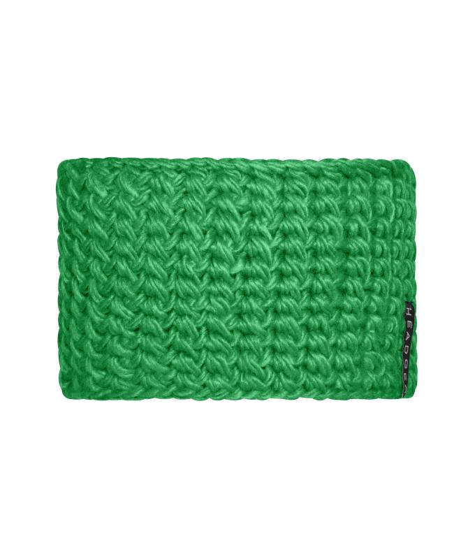 Unisex Crocheted Headband Lime-green 7996