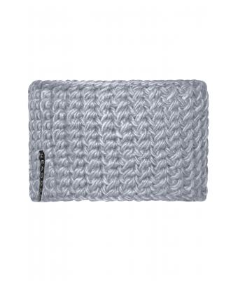 Unisex Crocheted Headband Silver 7996