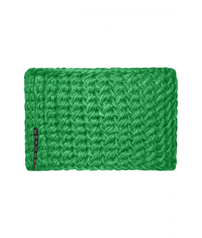 Unisex Crocheted Headband Lime-green 7996