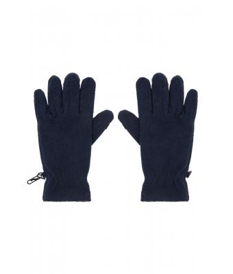 Unisexe Gants tactiles micro-polaire Marine 7997