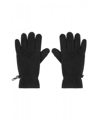 Unisexe Gants tactiles micro-polaire Noir 7997