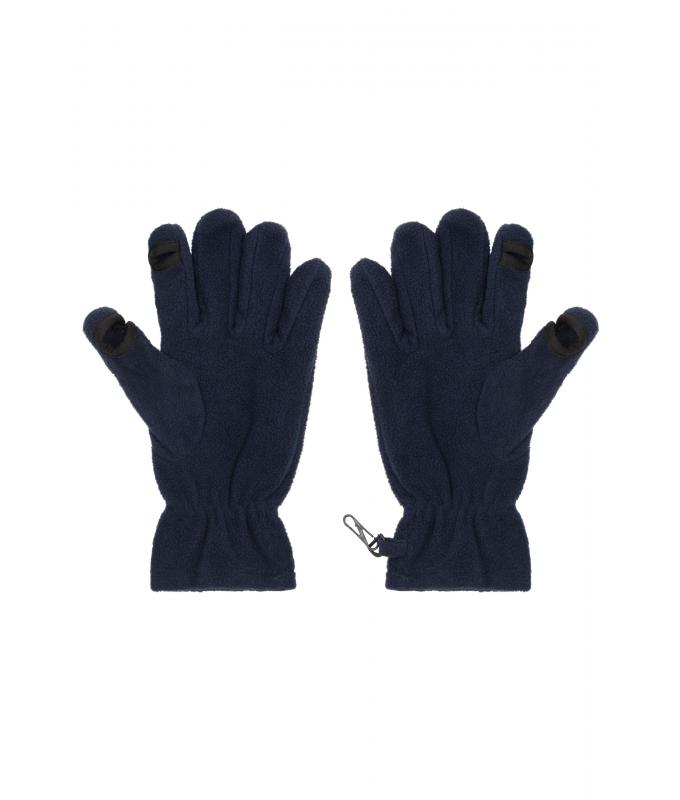 Unisex Touch-Screen Fleece Gloves Navy 7997