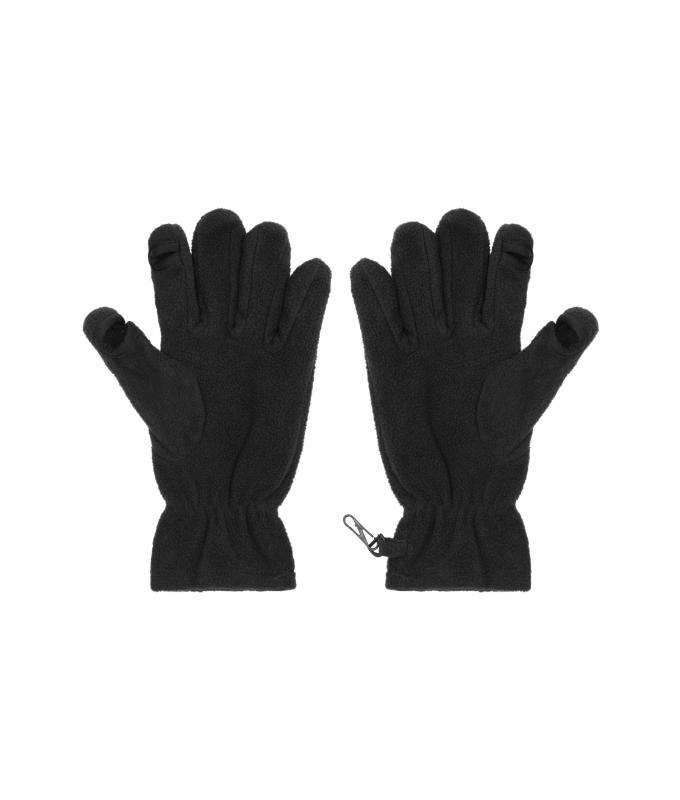 Unisex Touch-Screen Fleece Gloves Zwart 7997