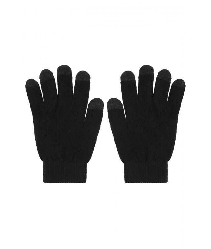 Unisex Touch-Screen Knitted Gloves Black 7998