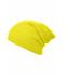 Unisexe Bonnet long tricoté Jaune 8004