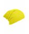 Unisexe Bonnet long tricoté Jaune 8004