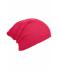 Unisexe Bonnet long tricoté Rose-vif 8004