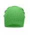 Unisexe Bonnet long tricoté Vert-citron 8004
