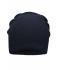 Unisex Knitted Long Beanie Navy 8004