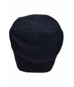 Unisex Knitted Long Beanie Navy 8004