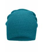 Unisex Knitted Long Beanie Petrol 8004