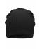 Unisex Knitted Long Beanie Black 8004