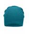 Unisex Knitted Long Beanie Petrol 8004