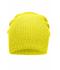 Unisex Knitted Long Beanie Yellow 8004