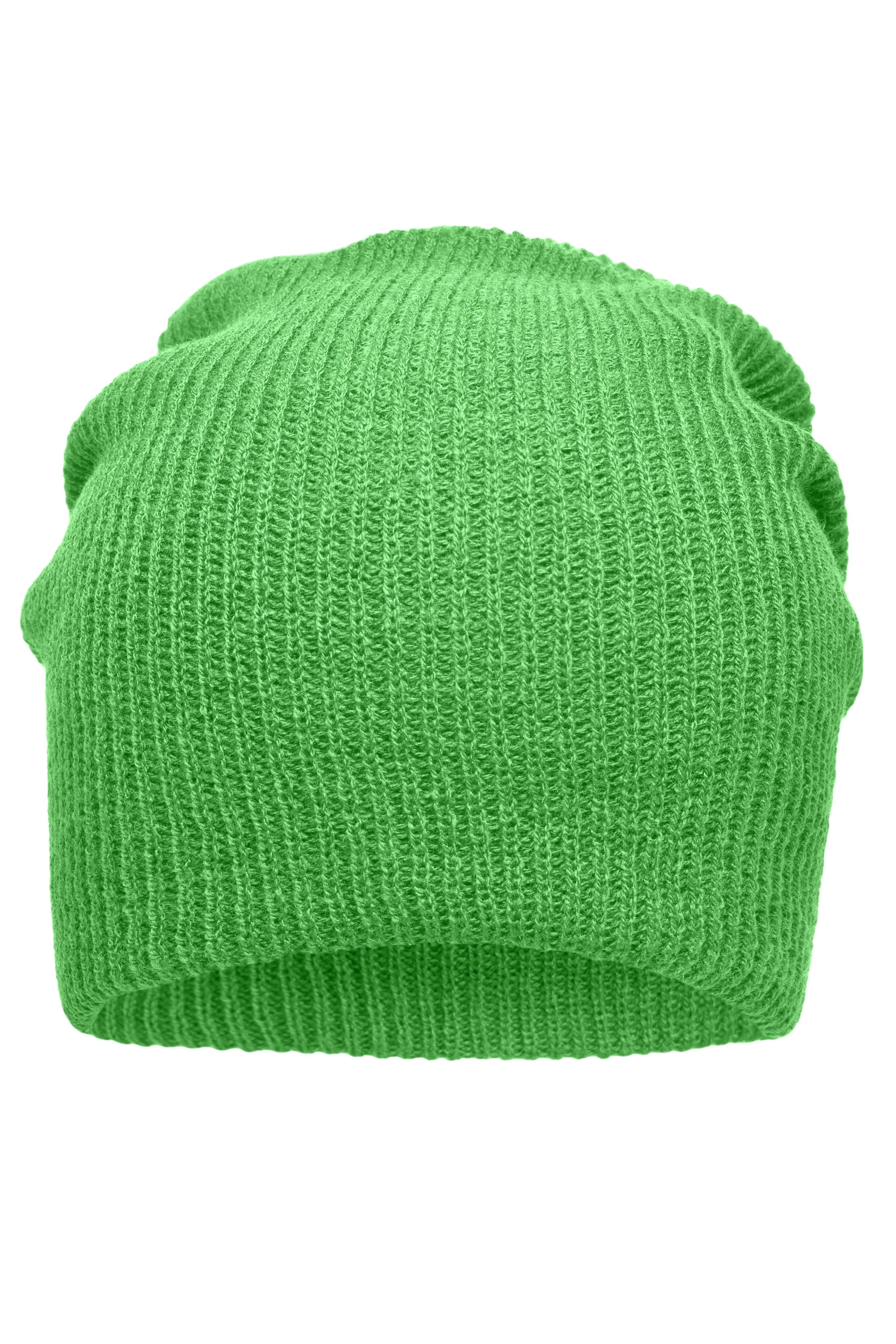 Unisex Knitted Long Beanie LimegreenDaiber