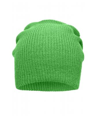 Unisex Knitted Long Beanie Lime-green 8004