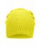 Unisex Knitted Long Beanie Geel 8004