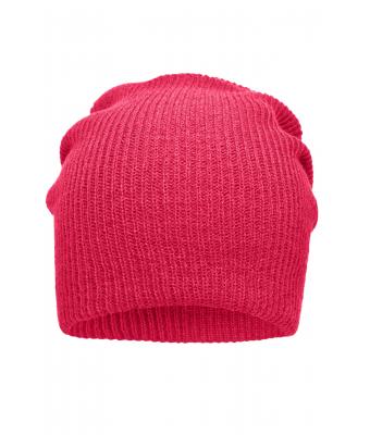 Unisex Knitted Long Beanie Pink 8004