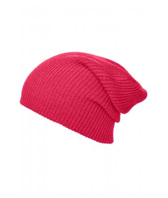 Unisex Knitted Long Beanie Roze 8004
