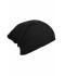 Unisex Knitted Long Beanie Zwart 8004